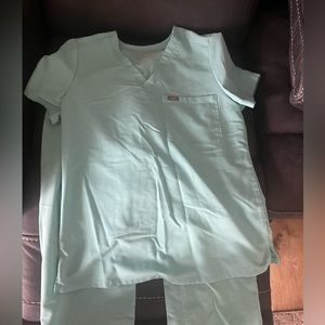 Figs Scrubs sets all tops are size small and all bottoms size medium petite